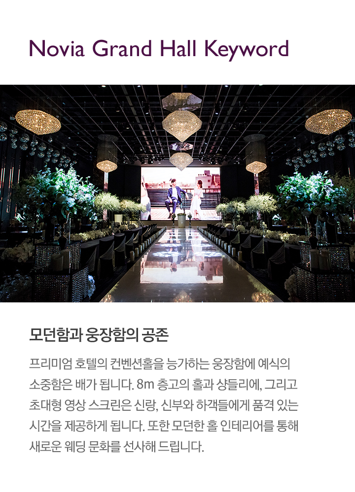 노비아 그랜드 홀 장점