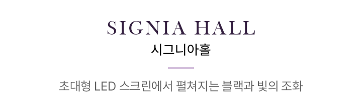 노비아 그랜드 홀 : 웅장함과 파티의 즐거움을 함께 느낄 수 있는 노비아 그랜드홀